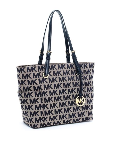 michael kors black monogram tote|michael kors tote bag price.